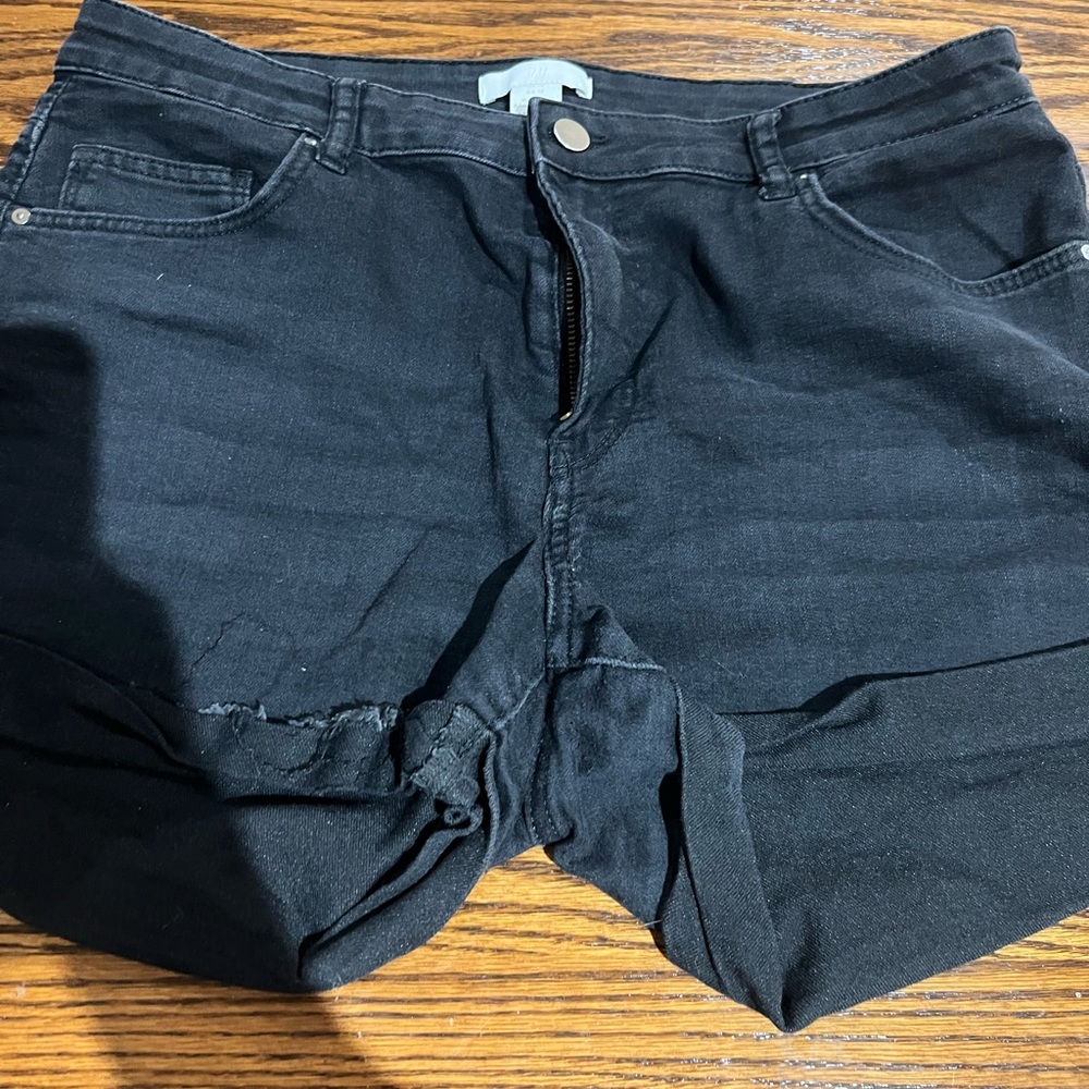 Denim shorts